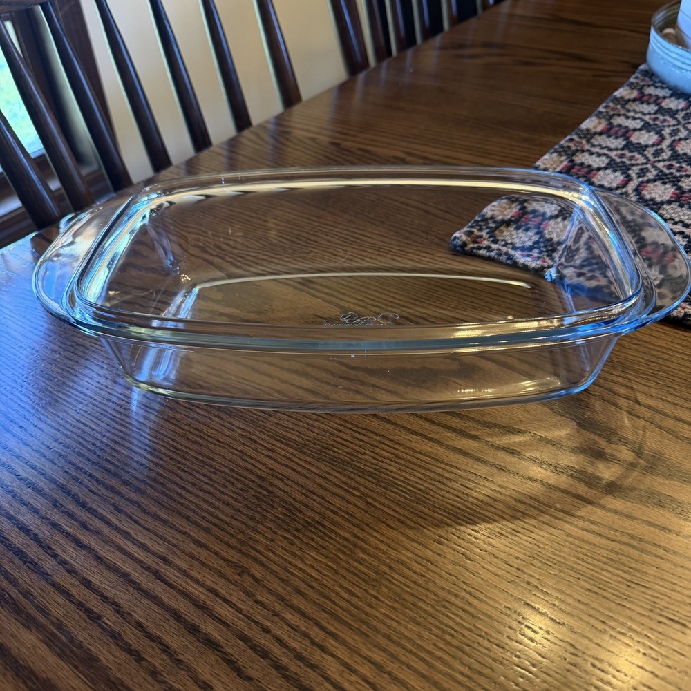 Pampered Chef Glass Cover Replacement Lid/Roaster #2401